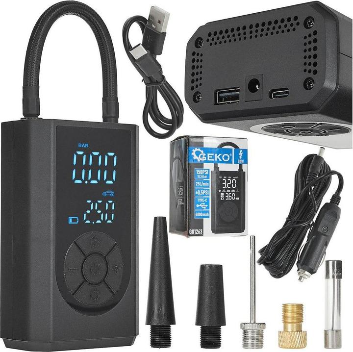 Actual product image GEKO Mini-12V-Autokompressor