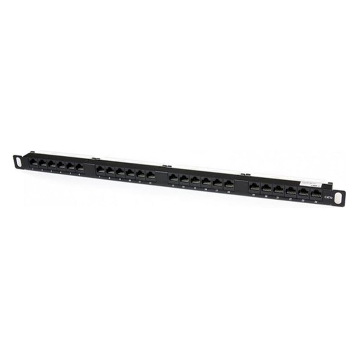StarTech 24 PORT 0.5U CAT5E PATCH PANEL, Server Zubehör, Schwarz