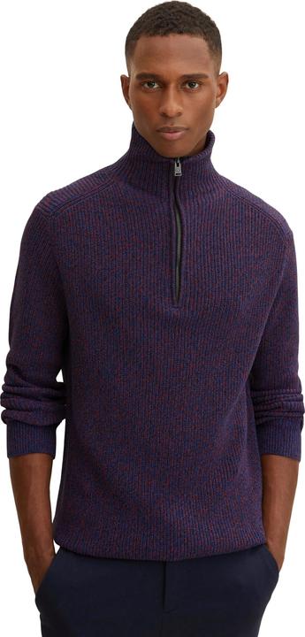 Image du produit Tom Tailor Pull en maille à col zippé (M)