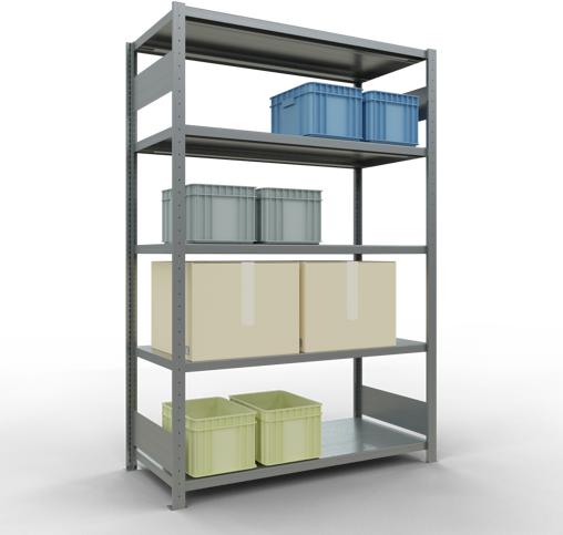 Actual product image Schulte Lagertechnik MULTIplus250 basic racking system with length ledgers
