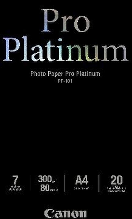 Produktbild Canon PT-101, Photo Paper Pro Platinum (300 g/m², A4, 20 Stk.)
