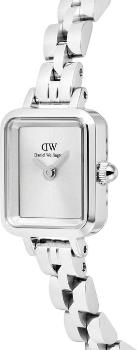 Produktbild Daniel Wellington - Quadro Mini 15.4x18.2 Arch 3-Link White Sunray Silver DW00100844 (Analoguhr)
