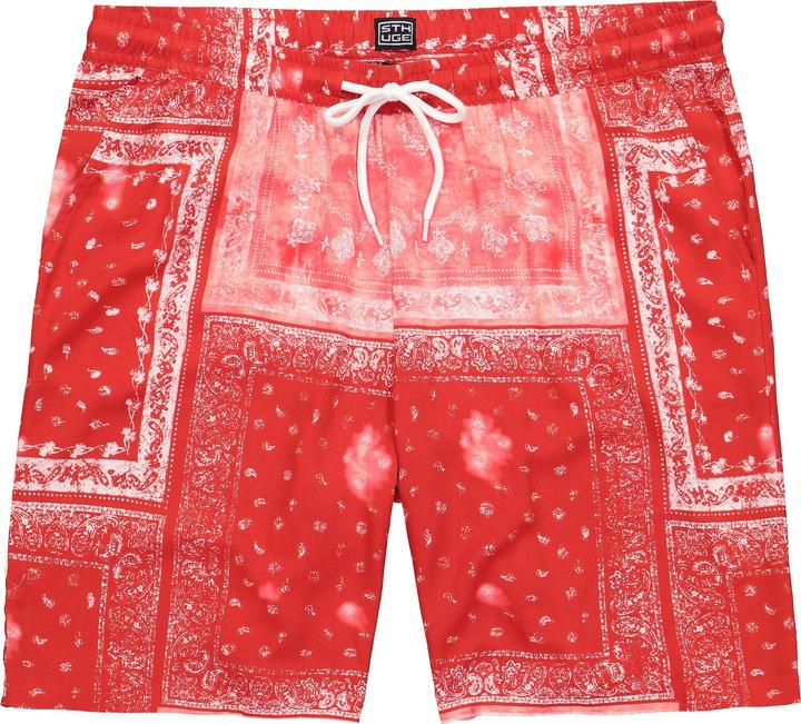 Actual product image Sthuge Bermuda shorts, elasticated waistband, all-over print, up to 8 XL (L)