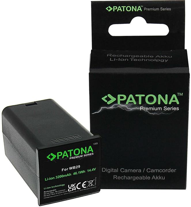 Image du produit Patona Batterie Premium Godox WB29 (Batterie de l'appareil photo)