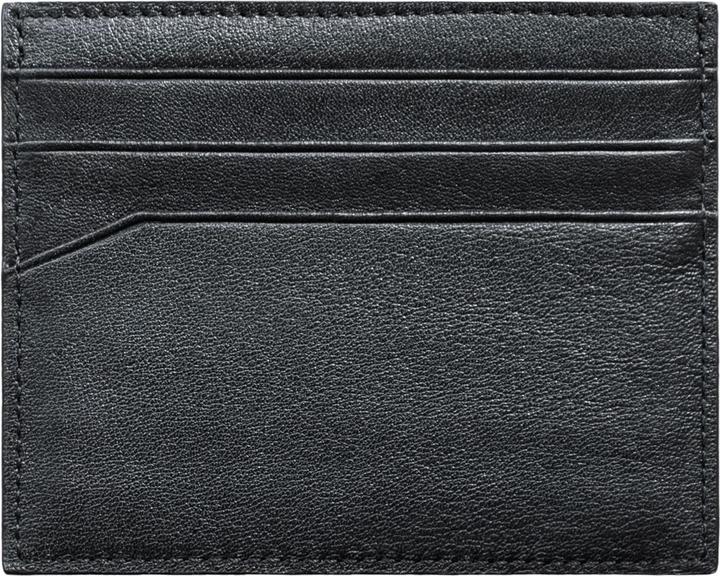 Actual product image Tru Virtu Card Case Soft Nappa Black