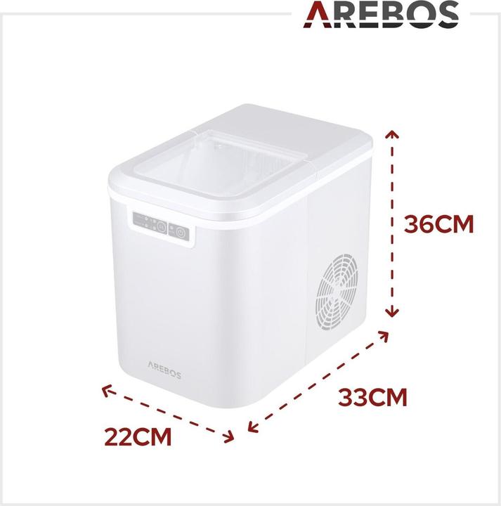 Produktbild Arebos Eiswürfelmaschine