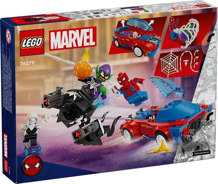 Produktbild LEGO Spider-Mans Rennauto & Venom Green Goblin (76279, LEGO Marvel)