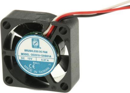 Produktbild RS PRO Lüfter 25x25x10mm 12VDC 0,84W 4,6m³/h