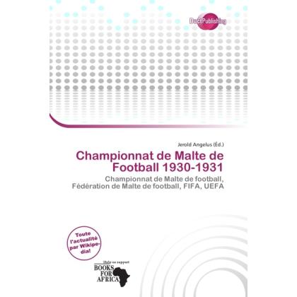 Championnat de Malte de Football 1930-1931, Ratgeber von Jerold Angelus