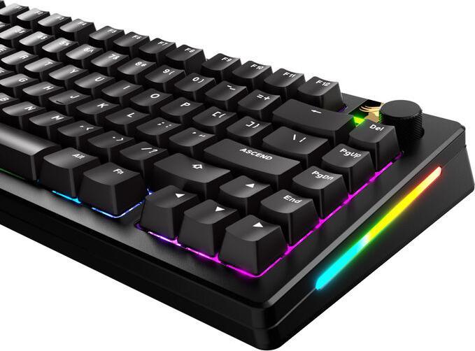 Produktbild Glorious GPBT Basics Keycaps, ANSI Layout (US), PBT, Dye-Sub - Classic Black