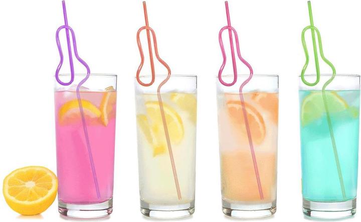 Produktbild Little Genie Productions Glitterati Silly Penis Straws, 8 (Sonstiges)