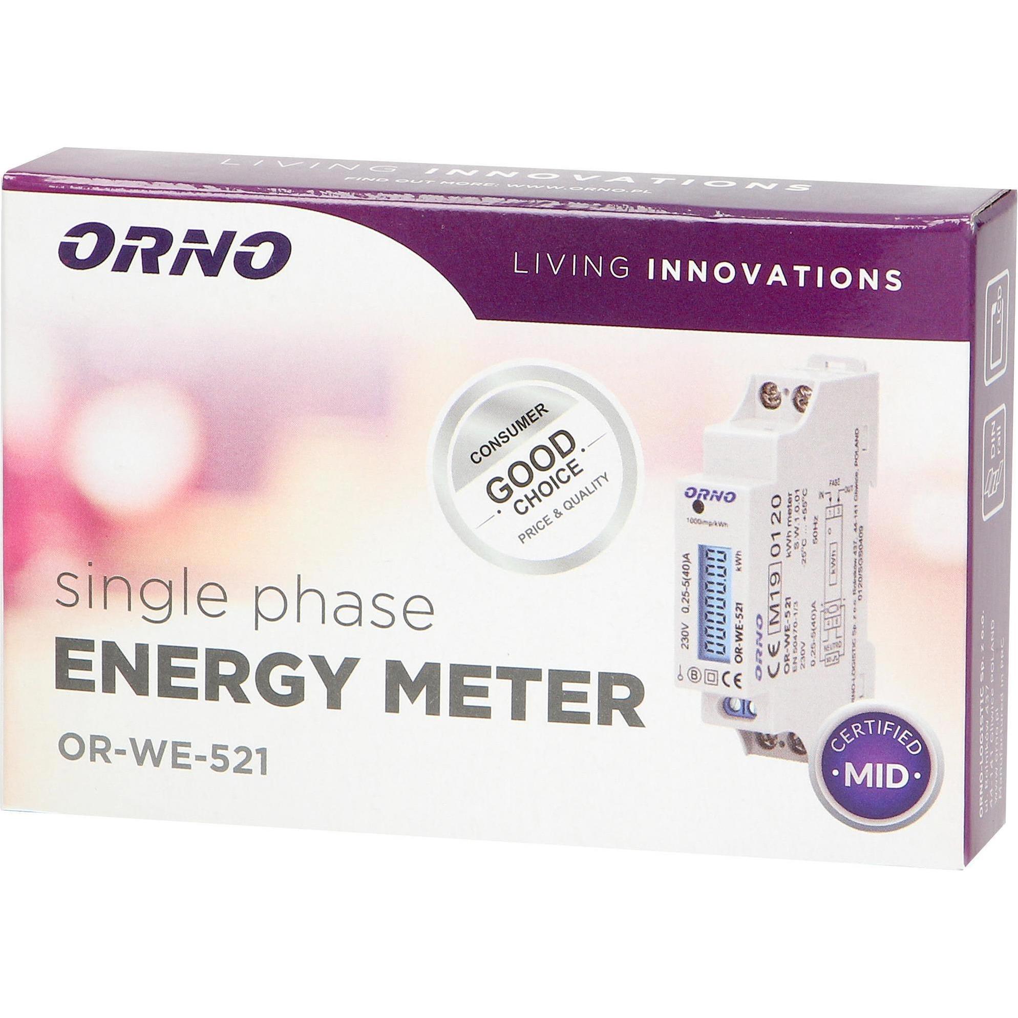 Thumbnail - Orno, Energiemessgerät, WE-521