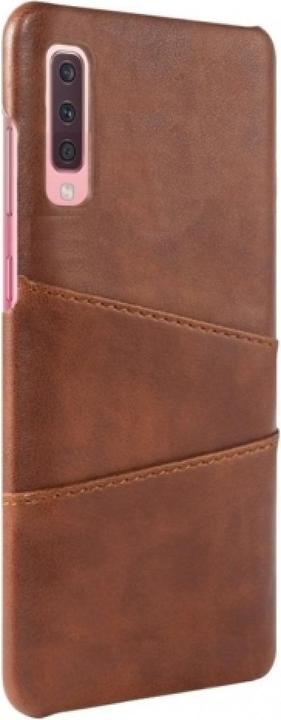 Produktbild Screenguard Samsung Galaxy A50 CardCaddy Leder Backcase mit Kartenfächern (Samsung Galaxy A50)