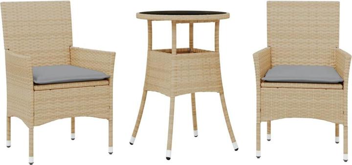 Produktbild vidaXL Garten Essgruppe (60 x 60 x 75 cm)