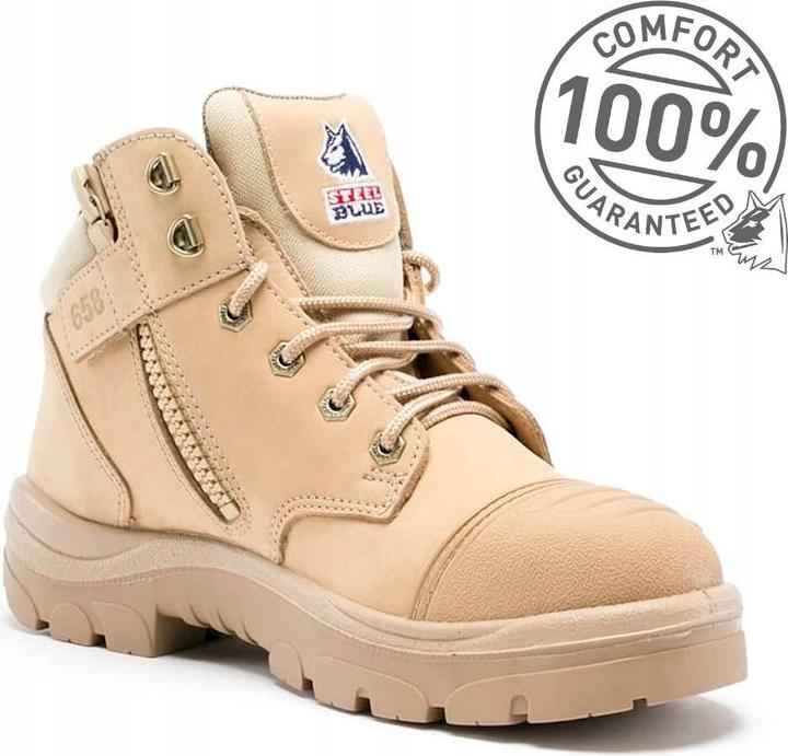 Produktbild Steel Blue Parkes Werkschoen S3 Heren met Rits Tpu Zand - maat 45 (S3, 45)