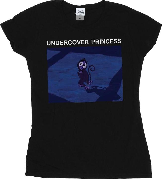 Actual product image Disney Womens/Ladies Aladdin Undercover Princess Cotton T-Shirt (XXL)
