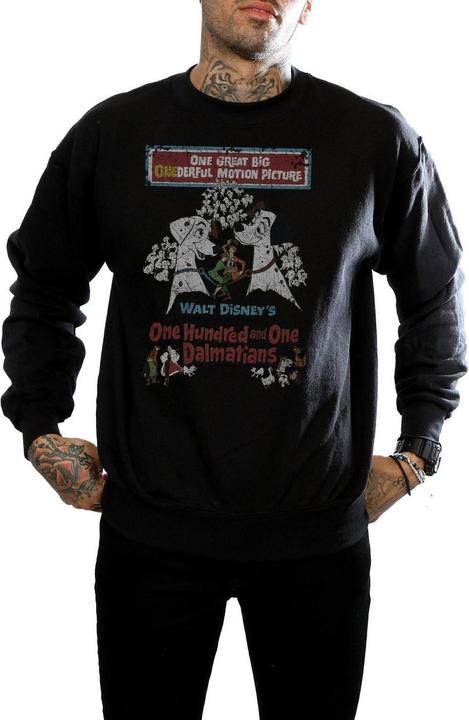 Produktbild Disney 101 Dalmatians Retro Poster Sweatshirt (XL)