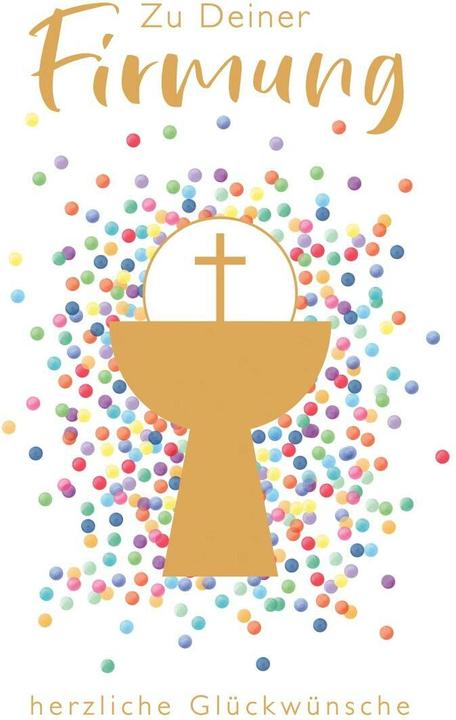 Produktbild ABC Glückwunschkarte Firmung 12.5 x 17.6 cm (1 Stk.)