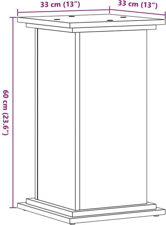 Actual product image vidaXL Plant stand