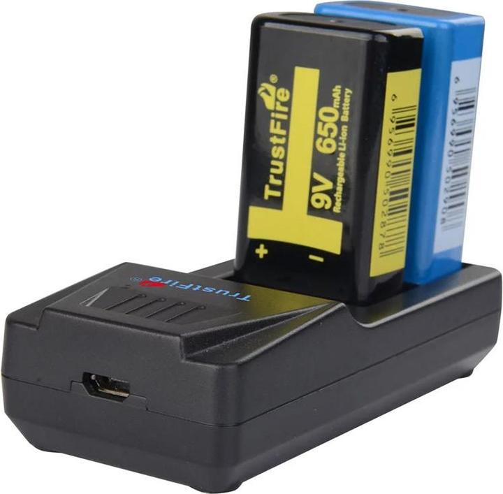 Image du produit Trustfire Ladegerät BC01 9V Block 6F22 Akku-Ladegerät für Li-Ion, Ni-MH (1 pcs, Chargeurs sans batterie)