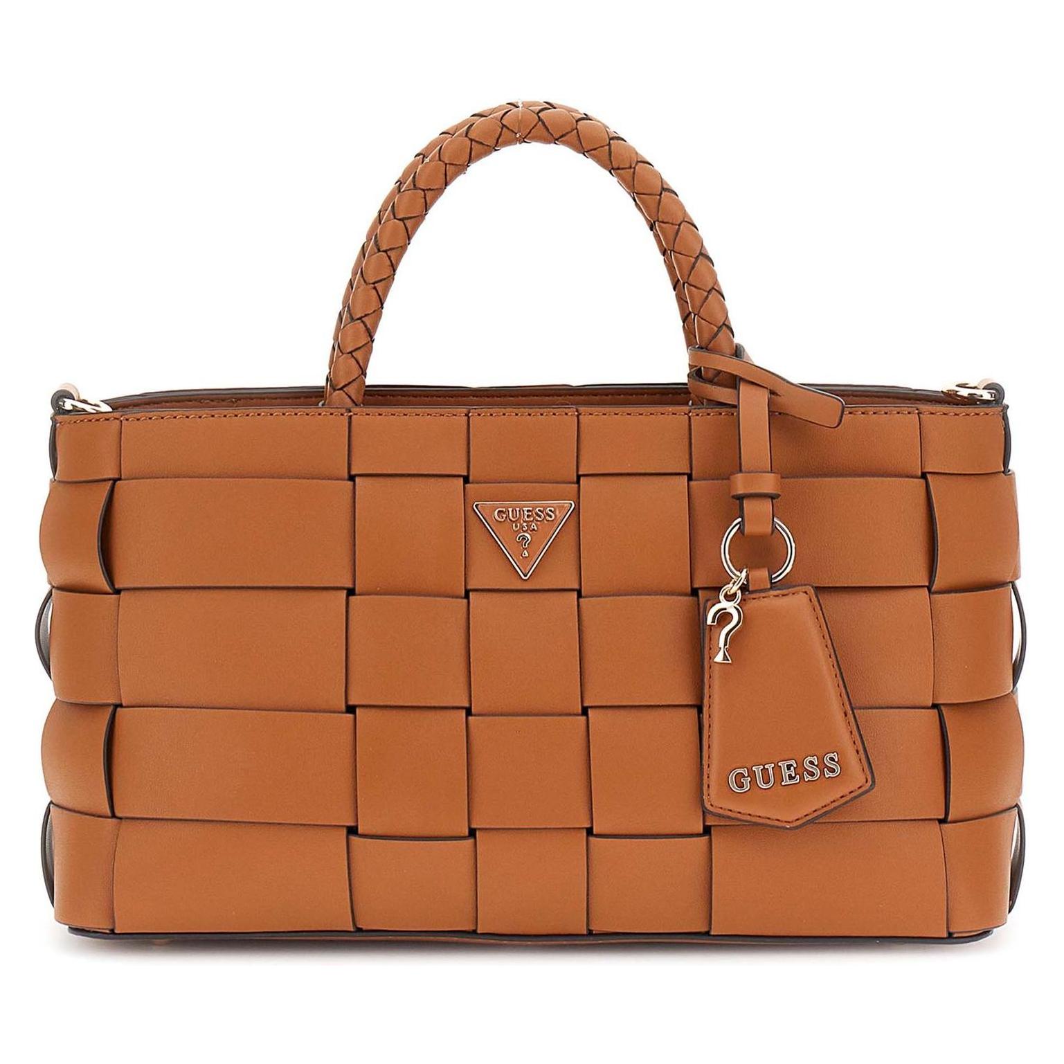 Guess, Damen, Handtasche, Maylee Girlfriend Satchel, Braun