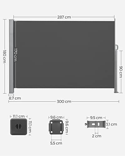 Image du produit Songmics Seitenmarkise (1.80 m)