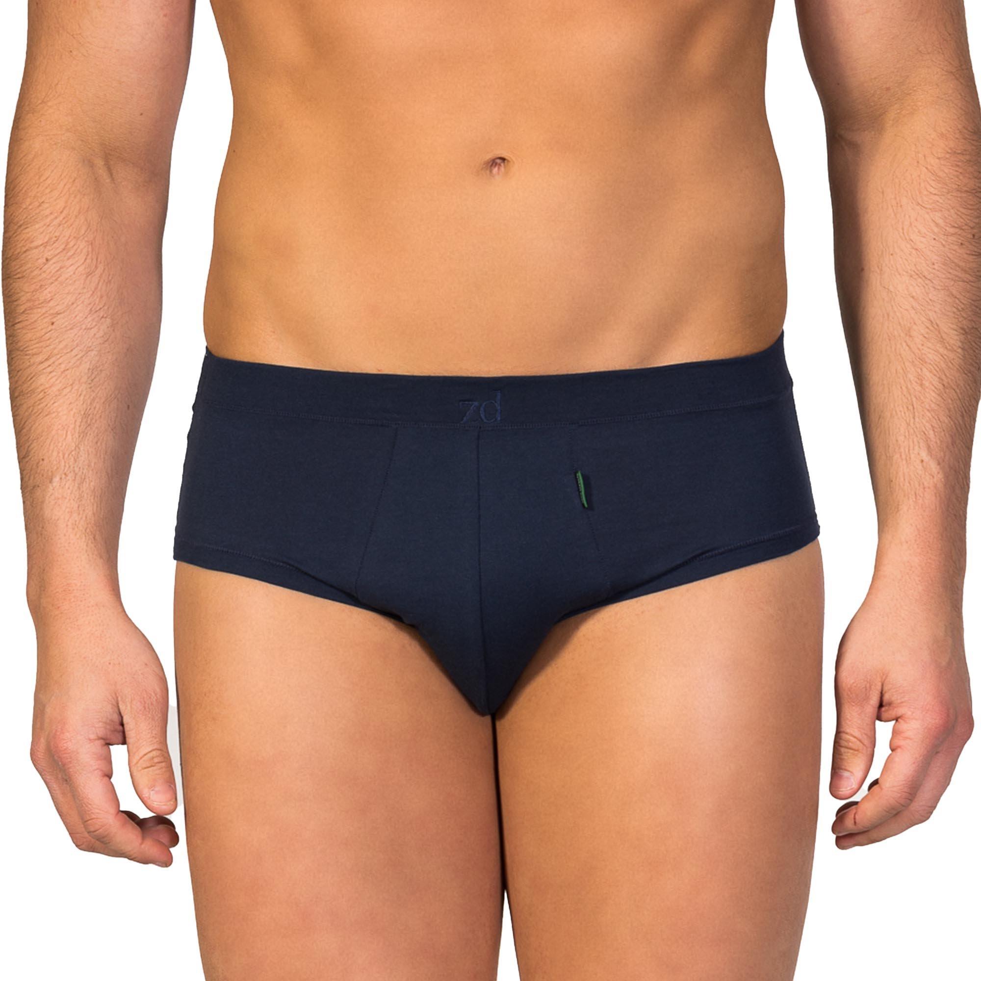 Thumbnail - Zd Zero Defects, Herren, Unterhosen, Slip Casual Bequem sitzend, Blau, (S, Einzelpack)