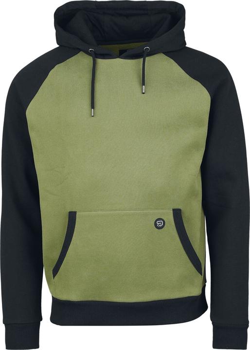 Produktbild RED by EMP Zweifarbiger Pullover in schwarz/oliv (M)