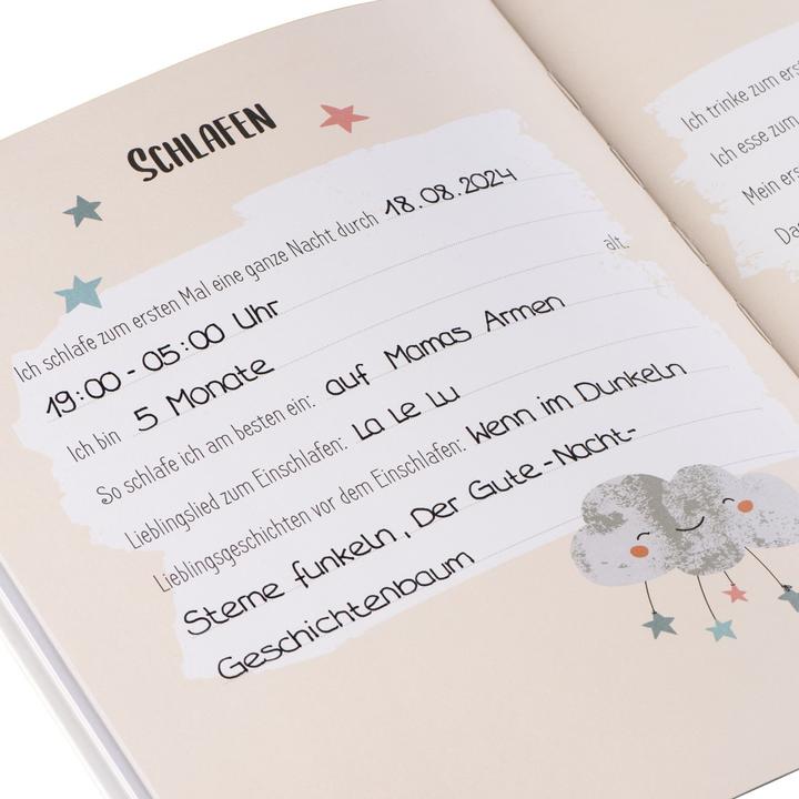 Actual product image Hama Baby diary "To The Moon", 22x29 cm, 46 illustrated pages