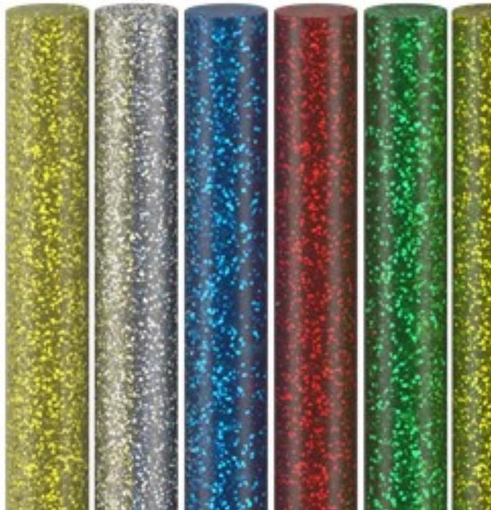 Image du produit Goobay Heissklebesticks 11 mm, 5 Glitzer-Farben, 10 Stk.