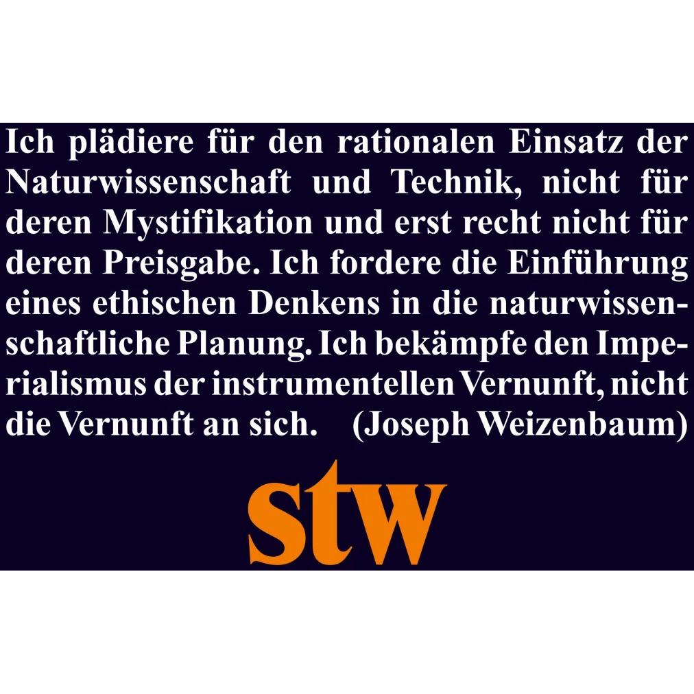 Thumbnail - Die Macht der Computer und die Ohnmacht der Vernunft, Fachbücher von Joseph Weizenbaum