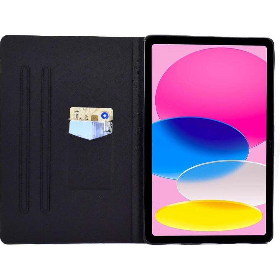 Cover-Discount iPad 2022 (10.Gen) - Schutzhülle Katze (iPad 2022 (10. Gen)), Tablet Hülle, Mehrfarbig