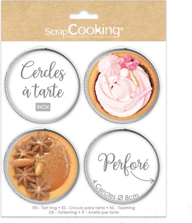 Produktbild ScrapCooking 4er Set Tortenringe (8 cm)