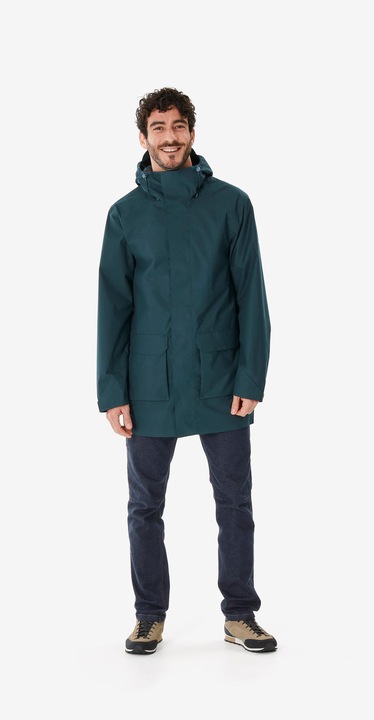 Image du produit Quechua Veste longue de randonnée homme, NH500 vert (S)