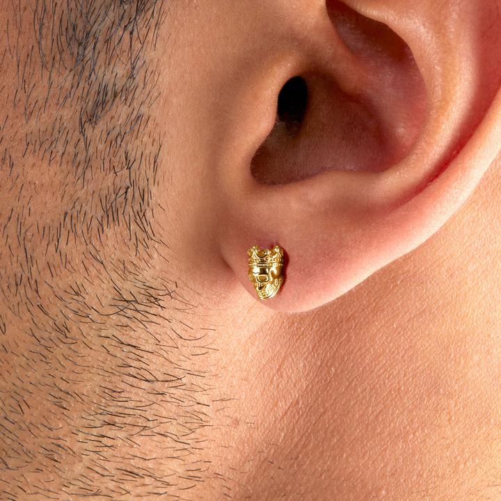 Immagine prodotto Thomas Sabo Orecchino Stud Skull King Gold (Argento 925)