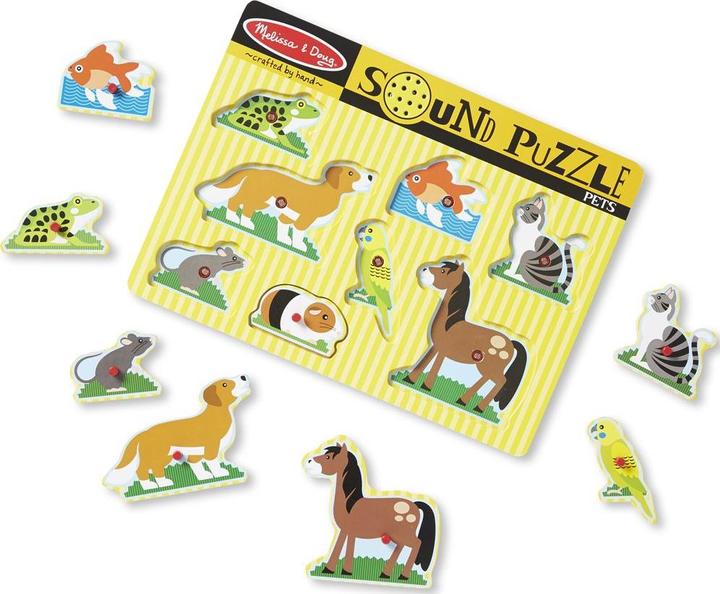 Produktbild Melissa & Doug Haustiere mit Sound (8 Teile)