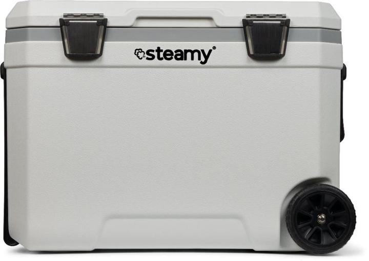 Produktbild Steamy Marine 45 Roller - Grosse Kühlbox auf Rädern - Speziell für das Boot - 45 Liter - Weiss (SC (45 l)