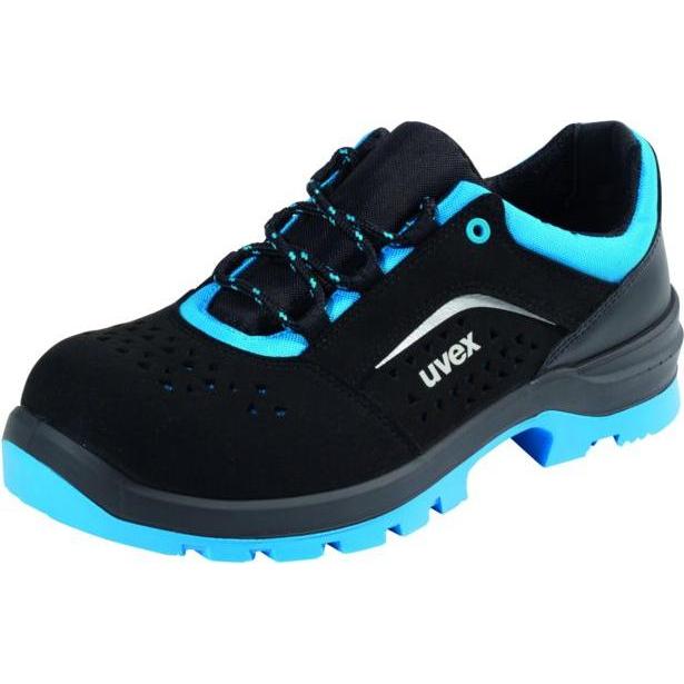 Thumbnail - Uvex Safety, Sicherheitsschuhe, 2 xenova Halbschuhe S1 95548 schwarz, blau Weite 11 Größe 50 (S1, 50)