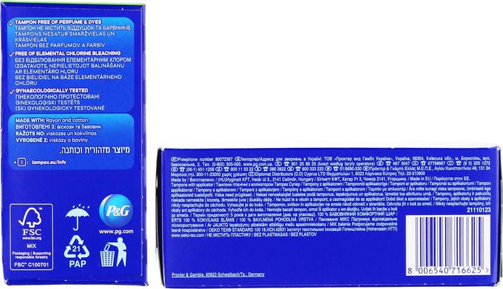 Produktbild Tampax Non-Plastic Super 18.0ks