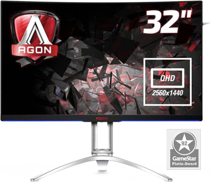 Actual product image AOC Agon AG322QCX (2560 x 1440 pixels, 31.50")