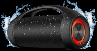 Produktbild Sven Speaker PS-370, black (, Waterproof (IPx5), TWS, Bluetooth, FM, USB, microSD, *h) SV-020408 (10 h)