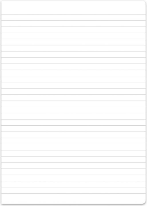 Image du produit Bloc de feuilles de travail, DIN A4, ligné (A4, À rayures, Couverture souple)