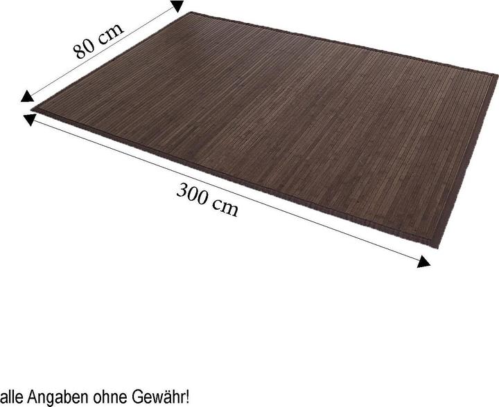 Actual product image Homestyle4u Bamboo mat Bamboo rug (80 x 300 cm)