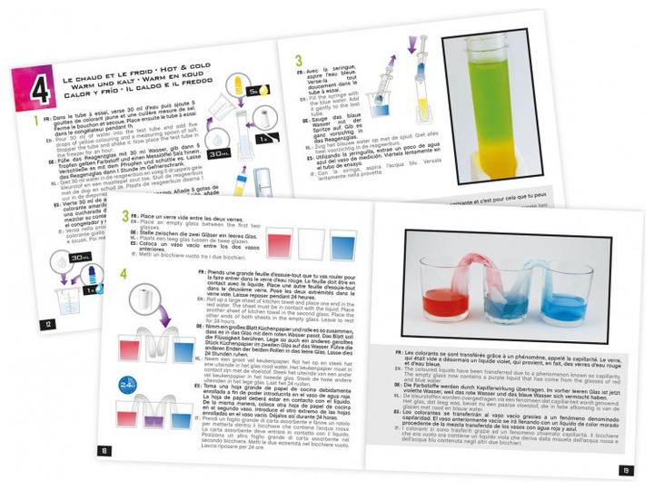 Actual product image Buki Experiment kit mini Lab color chemistry