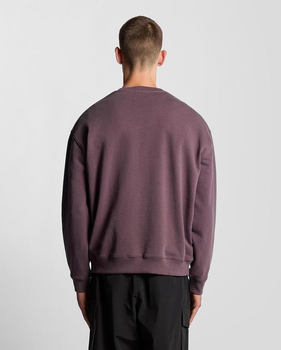 Produktbild Lyle and Scott Sweatshirt mit Pinsel-Schriftzug am Rundhalsausschnitt (M)