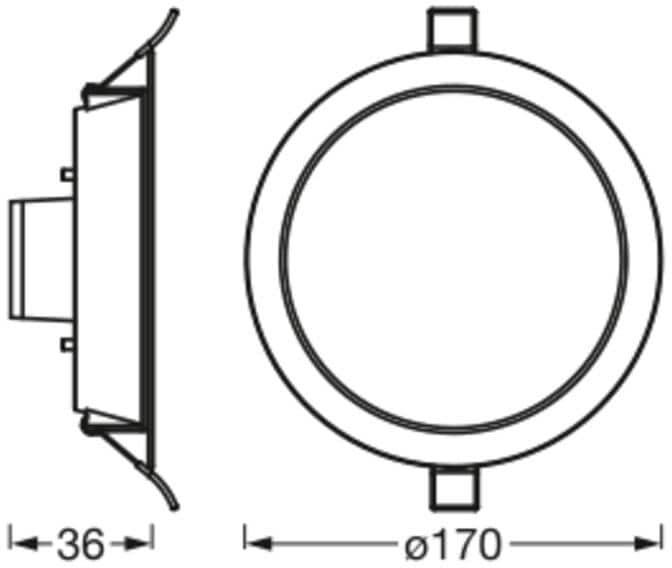 Produktbild Osram SMART+ Matter Recess (1200 lm)