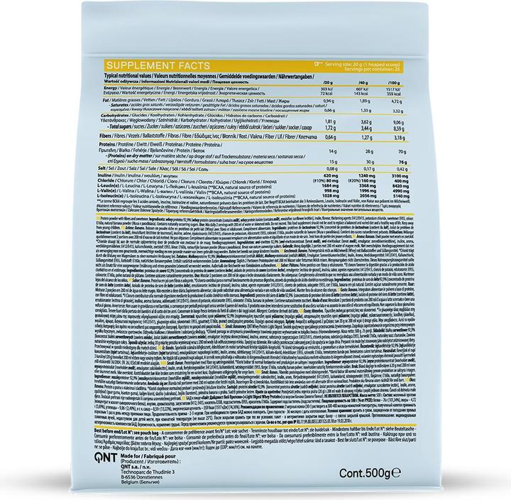 Nutritional values and ingredients QNT Light Digest (Banana, 1 pcs., 500 g)