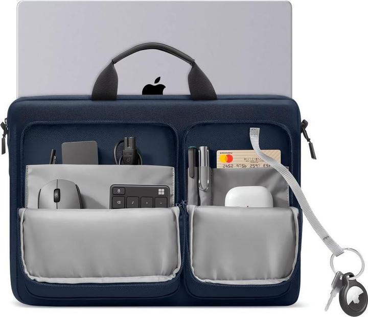 Productafbeelding Tech-Protect Defender Bag for 17 Laptop - Navy Blue (17")