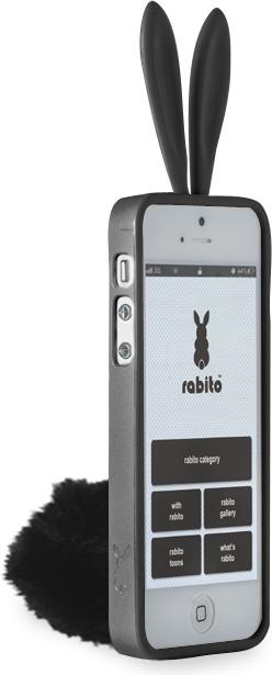 Produktbild Rabito Bling Bling Handyhülle Cover Schwarz (Apple iPhone 5)