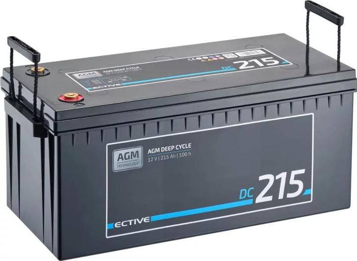 Immagine prodotto Ective DC 215 AGM Deep Cycle 215Ah Versorgungsbatterie (12 V, 215 Ah)